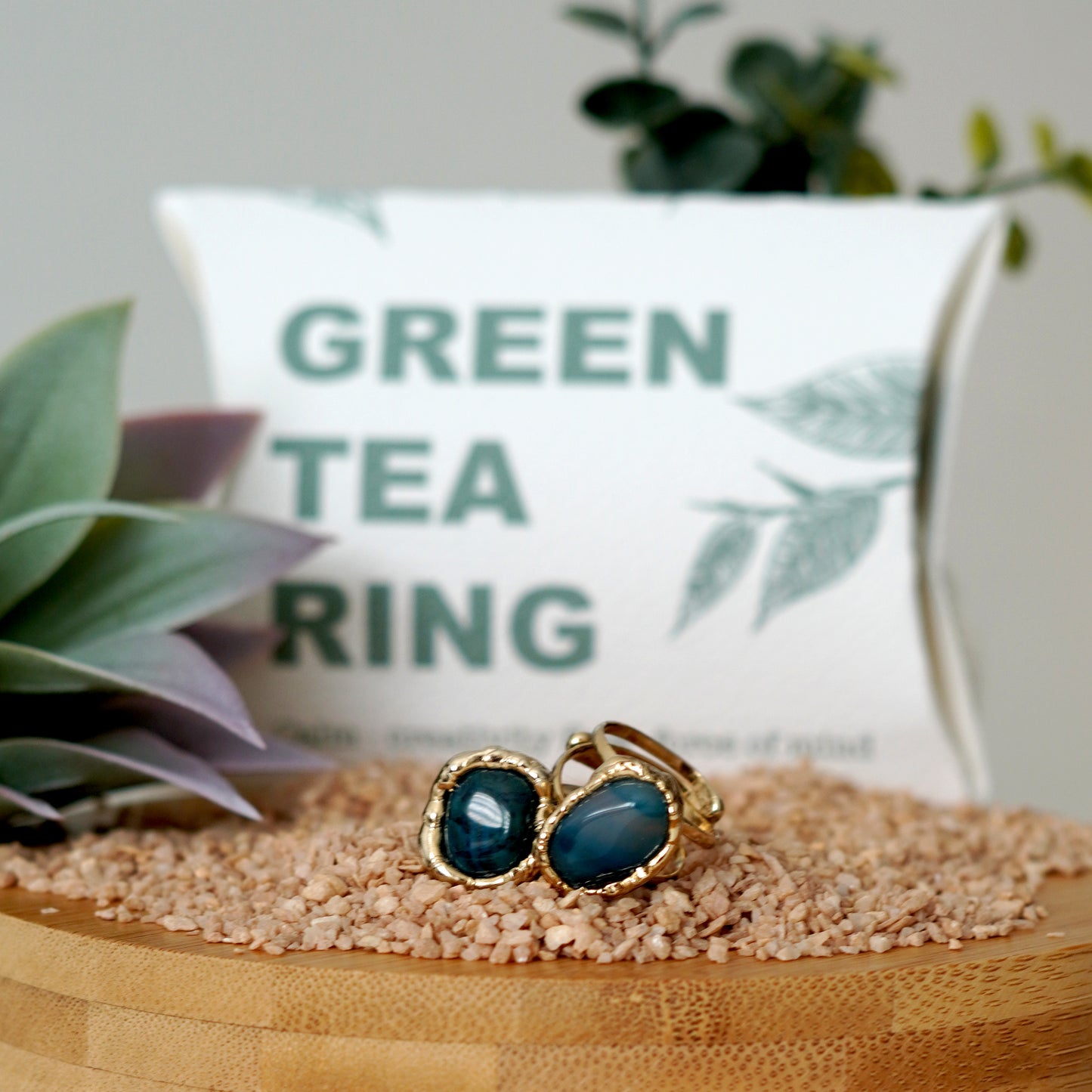 Green tea-ring